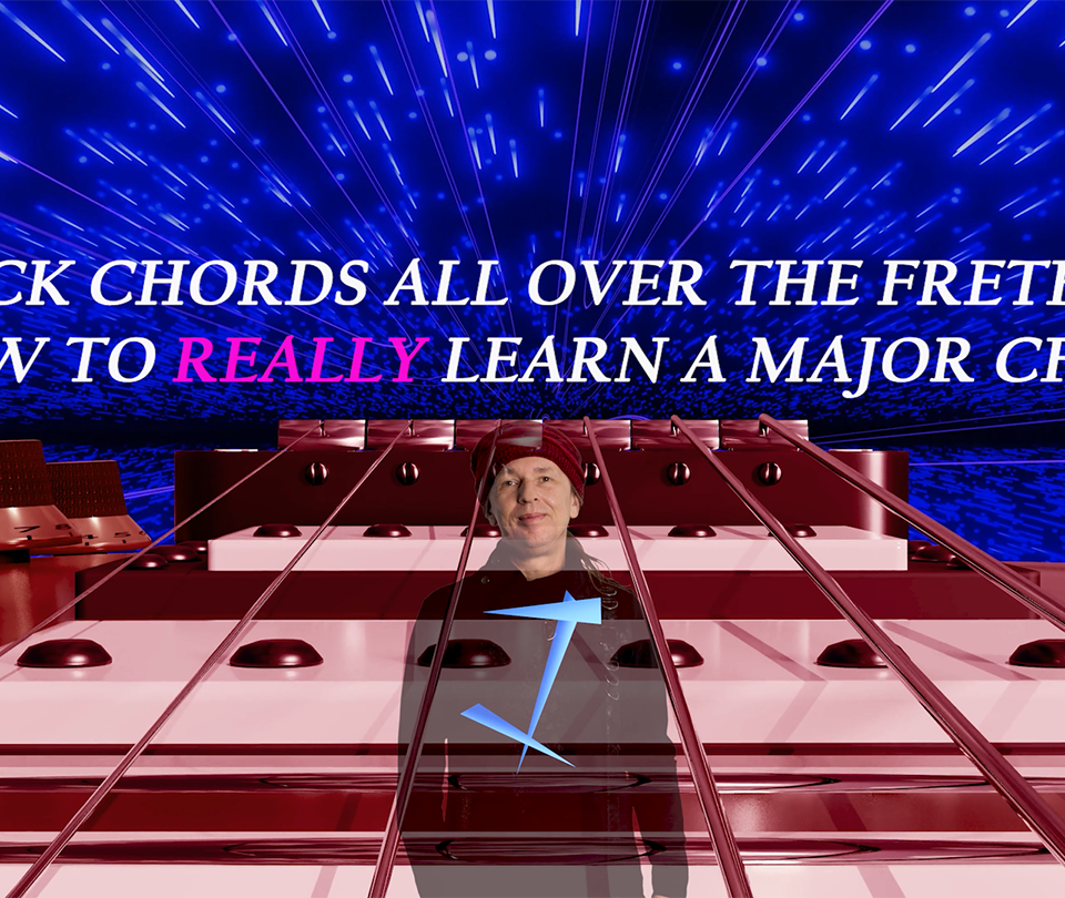 UNLOCK CHORDS ALL OVER THE FRETBOARD - HOW TO REALLY LEARN A MAJOR CHORD